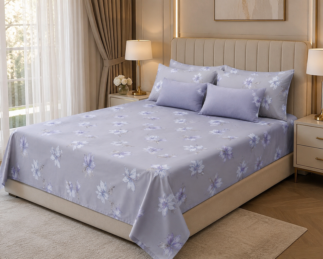 Gift Pack of King size Bed sheet with 2 Pillo