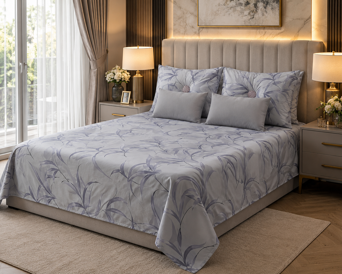 Gift Pack of King Size Bed Sheet With 2 Pillow
