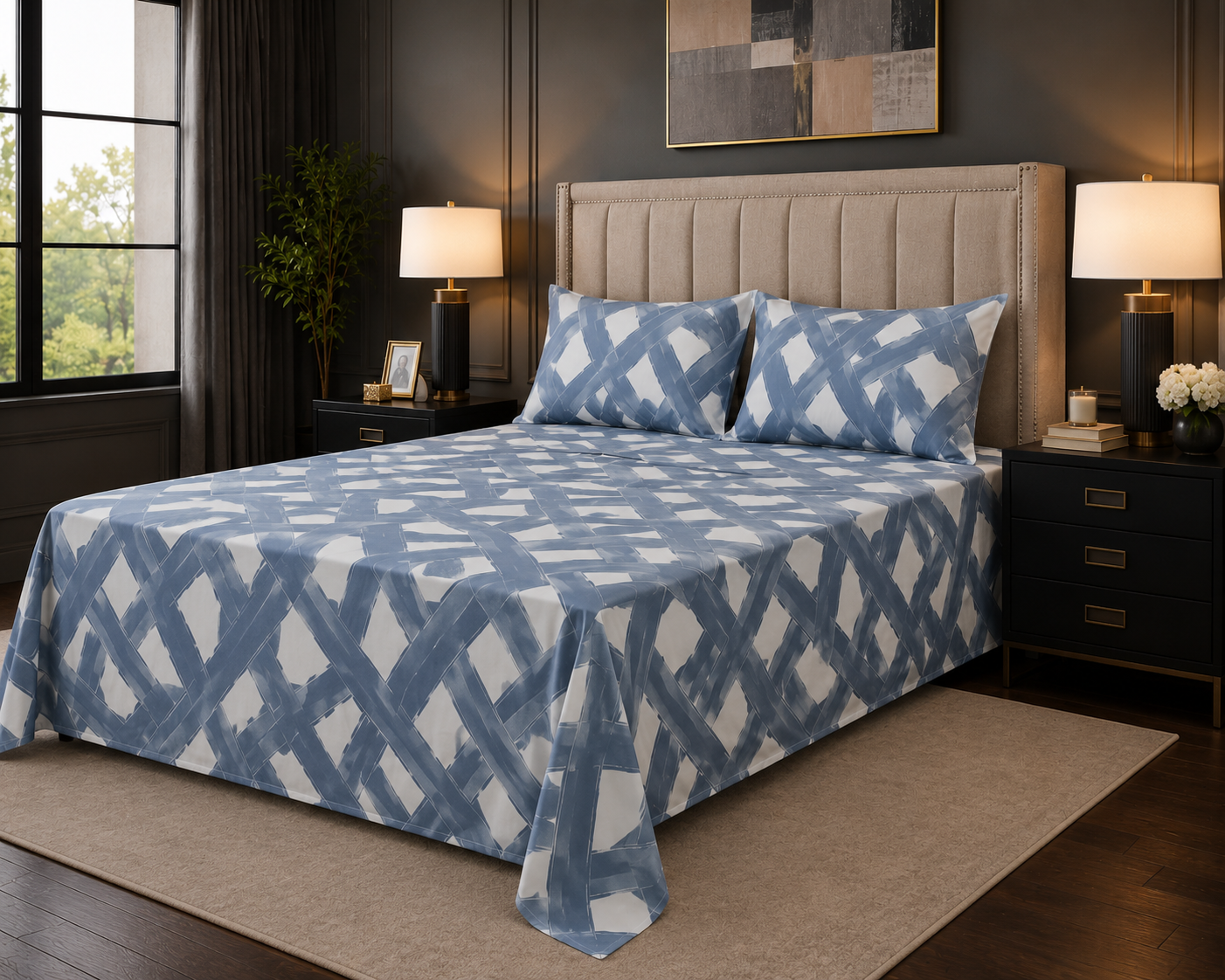 Gift Pack of King Size Bed Sheet With 2 Pillow