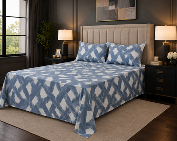 Gift Pack of King Size Bed Sheet With 2 Pillow